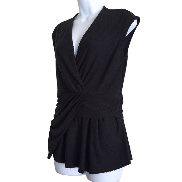 DELETTA ANTHROPOLOGIE Swiss Dots Sleeveles… - Picture 2 of 6